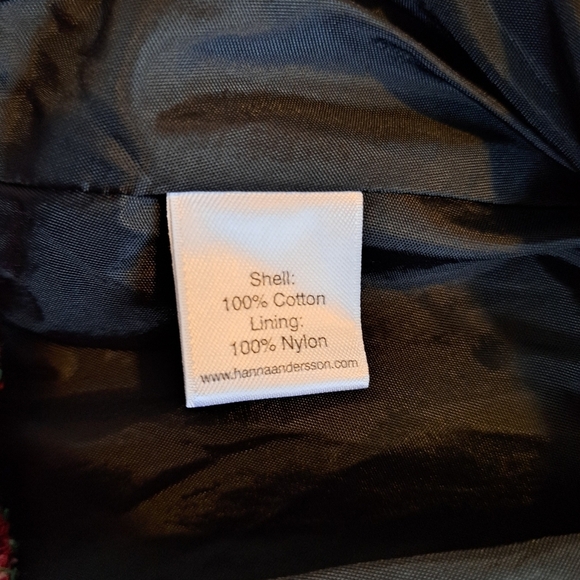 Hanna Andersson girls size 80 or 18-24 months black velvety with plaid dress - Picture 7 of 8